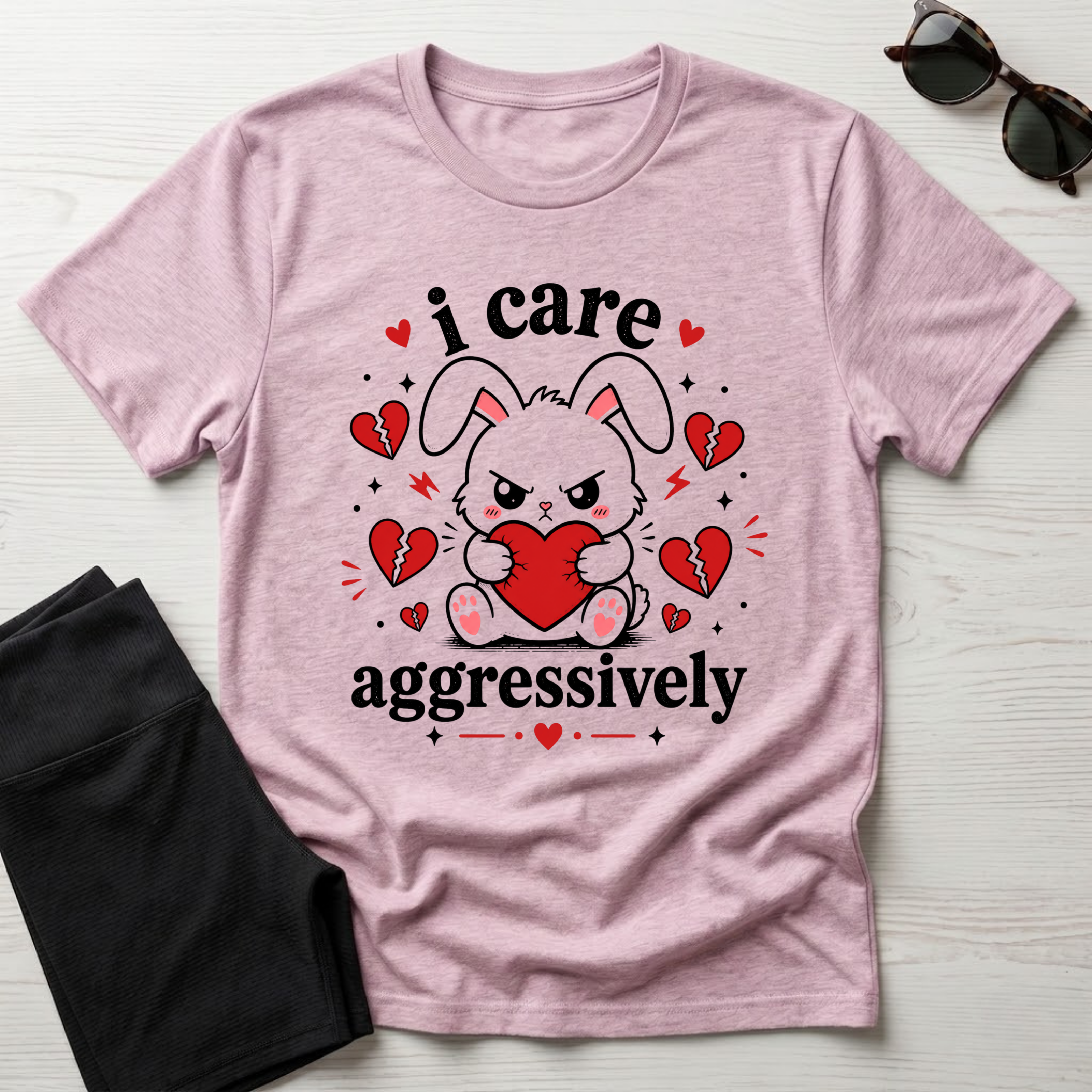I Care Aggressively T-Shirt