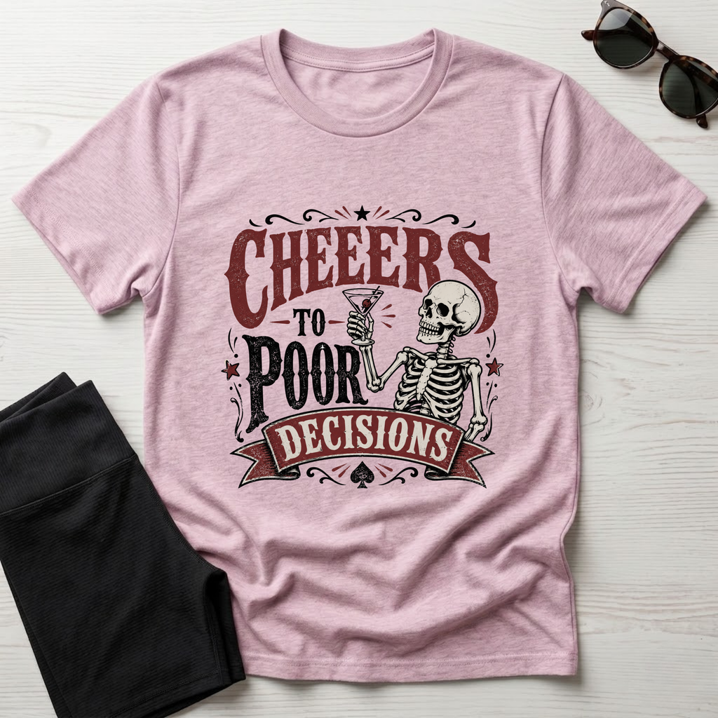 Cheers to Poor Decisions T-Shirt