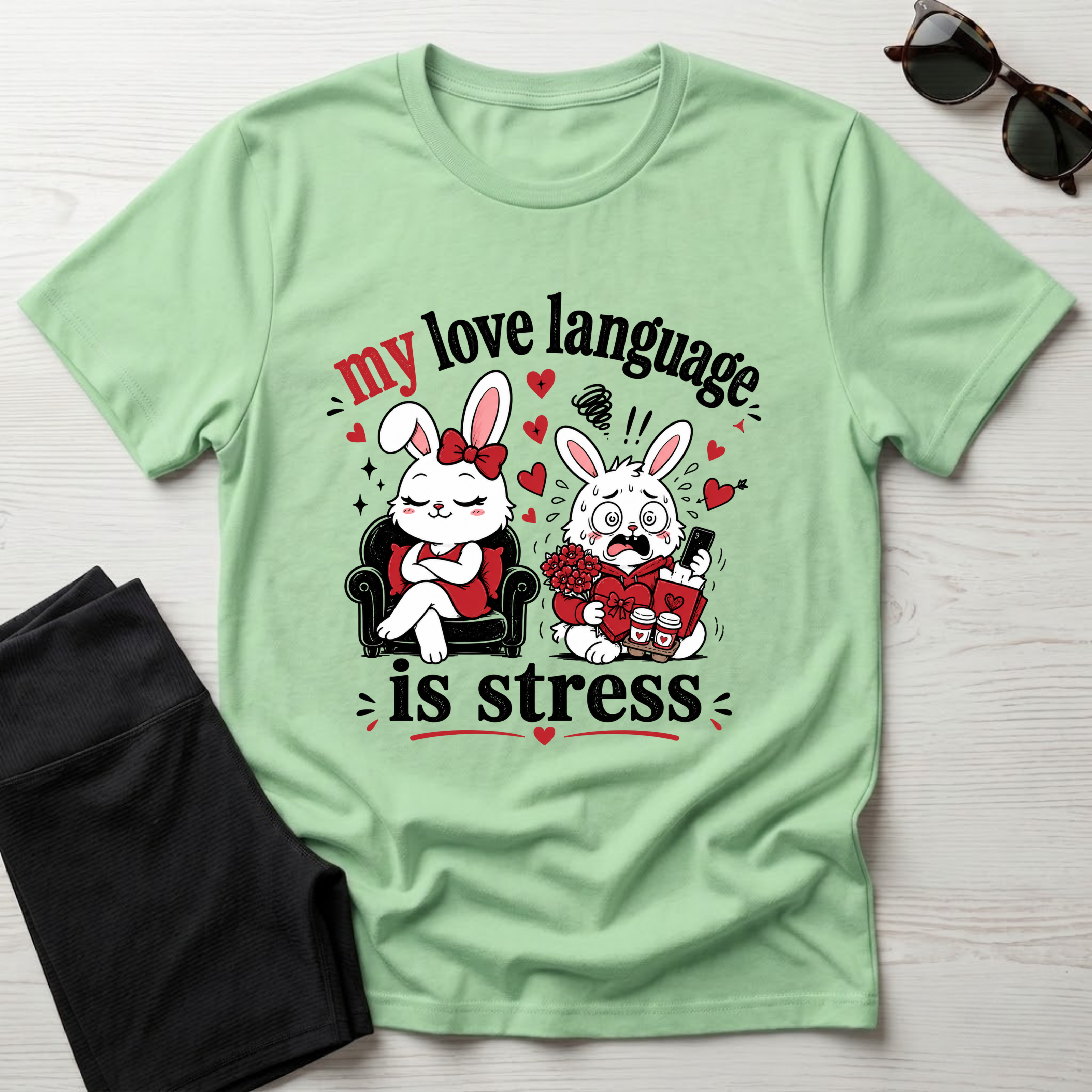 My love language is stress T-Shirt