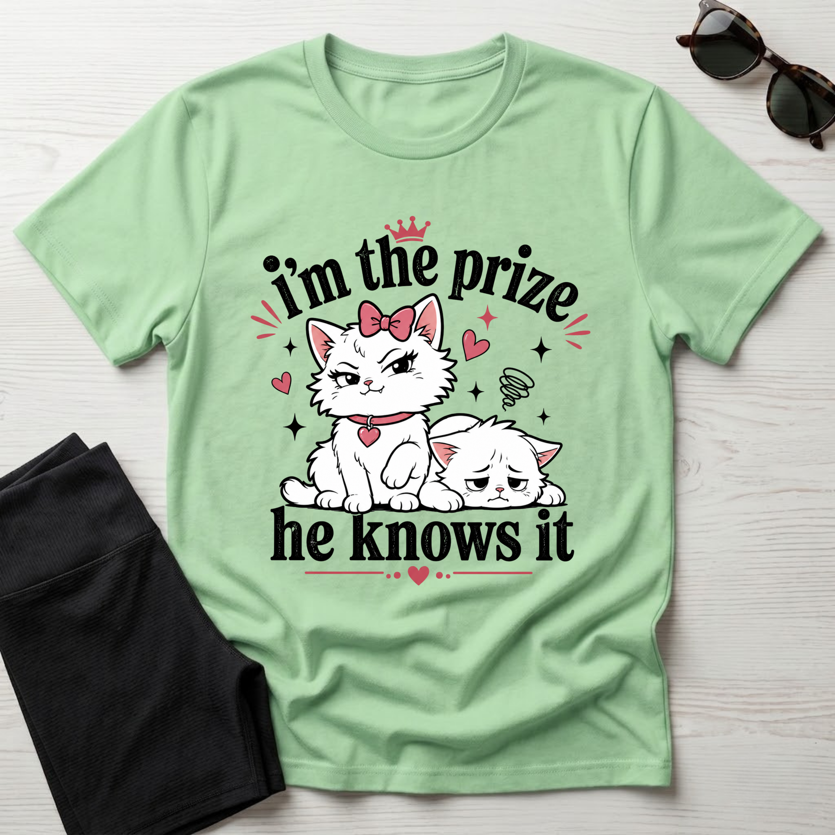 I'm the prize and he knows it T-Shirt