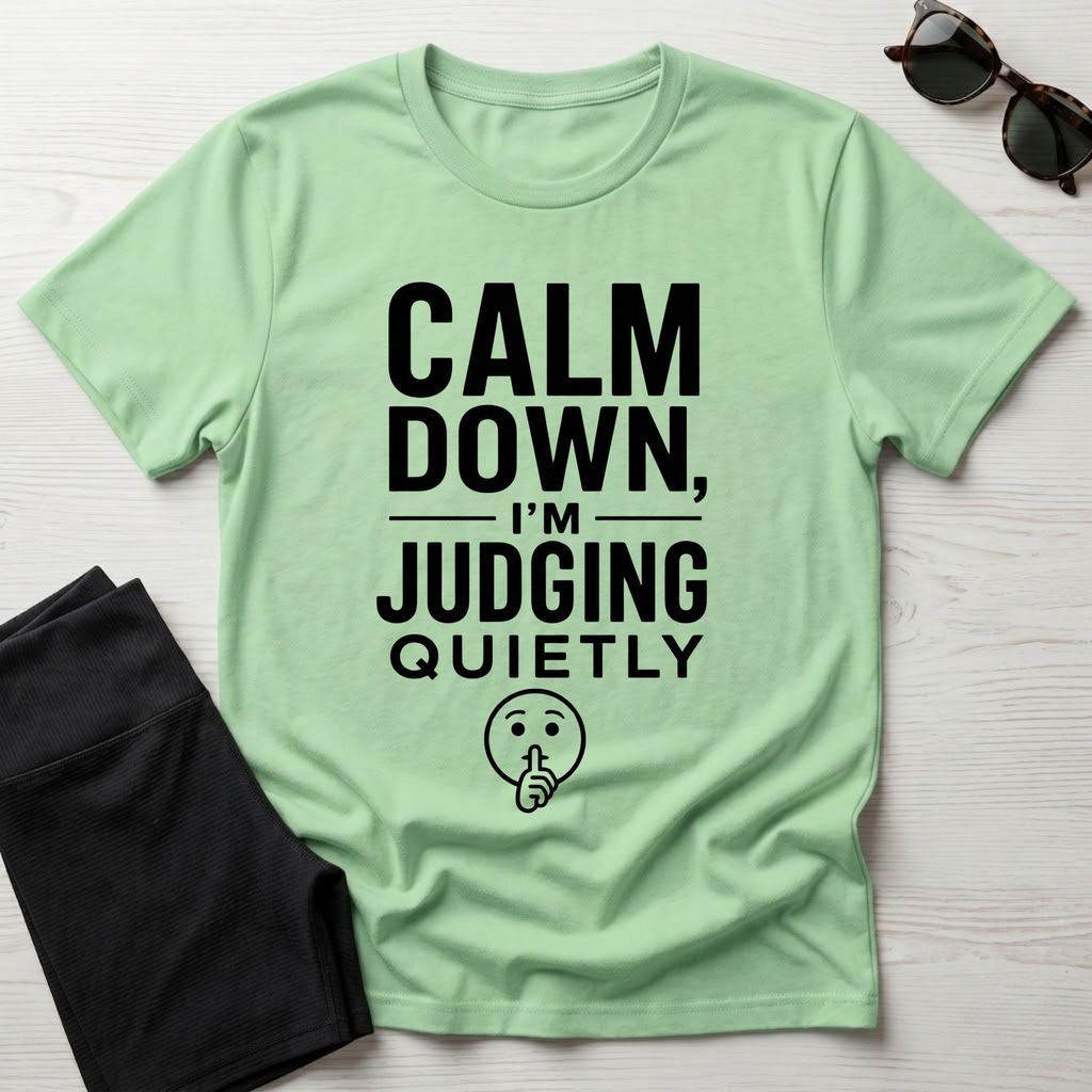 Calm Down, I'm Judging Quietly T-Shirt