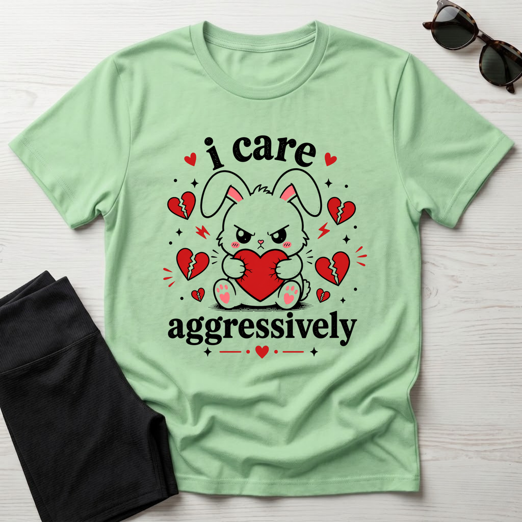 I Care Aggressively T-Shirt