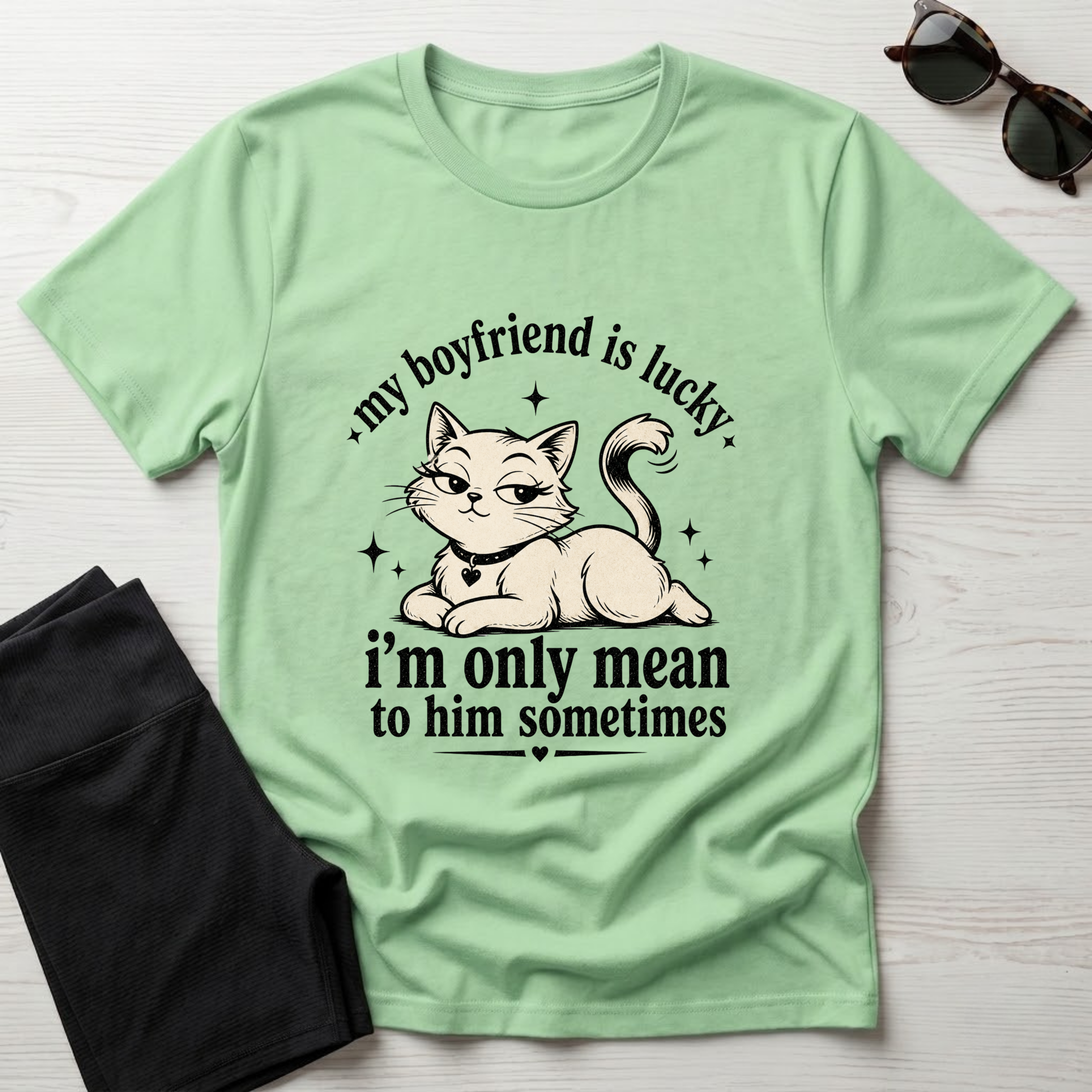 My Boyfriend is Lucky T-Shirt