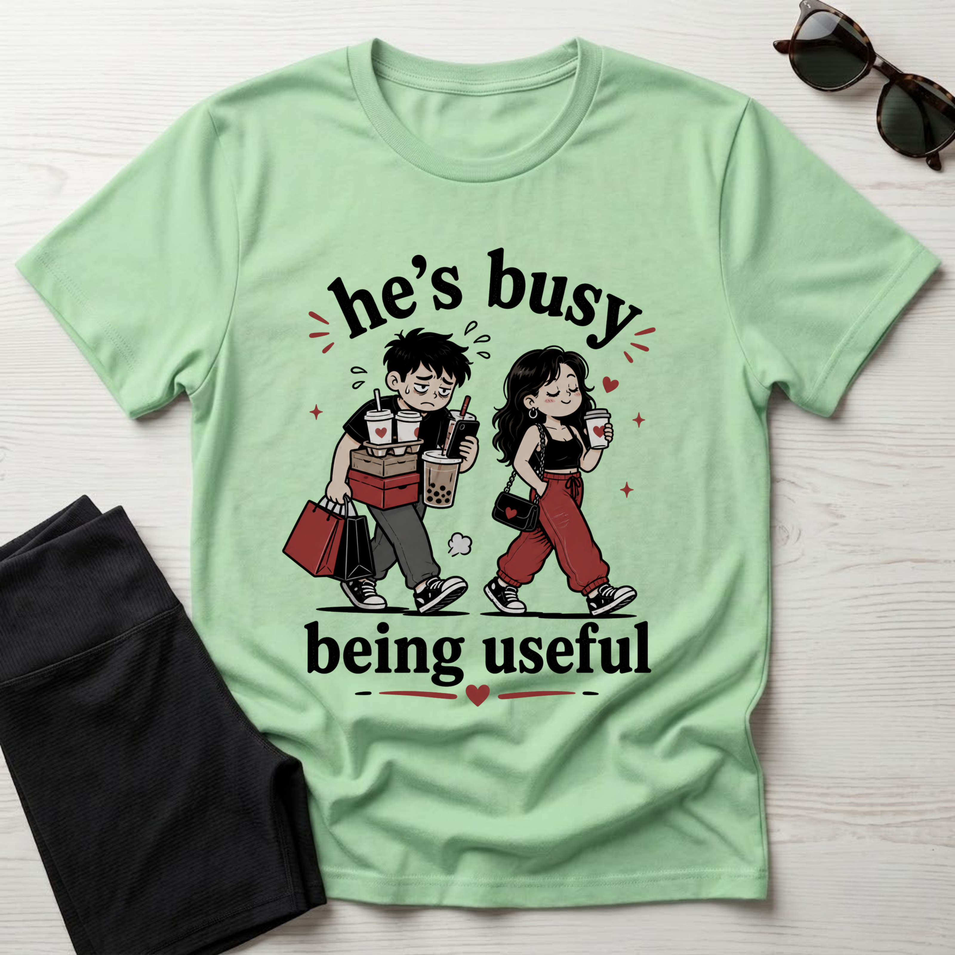 He's busy being useful T-Shirt