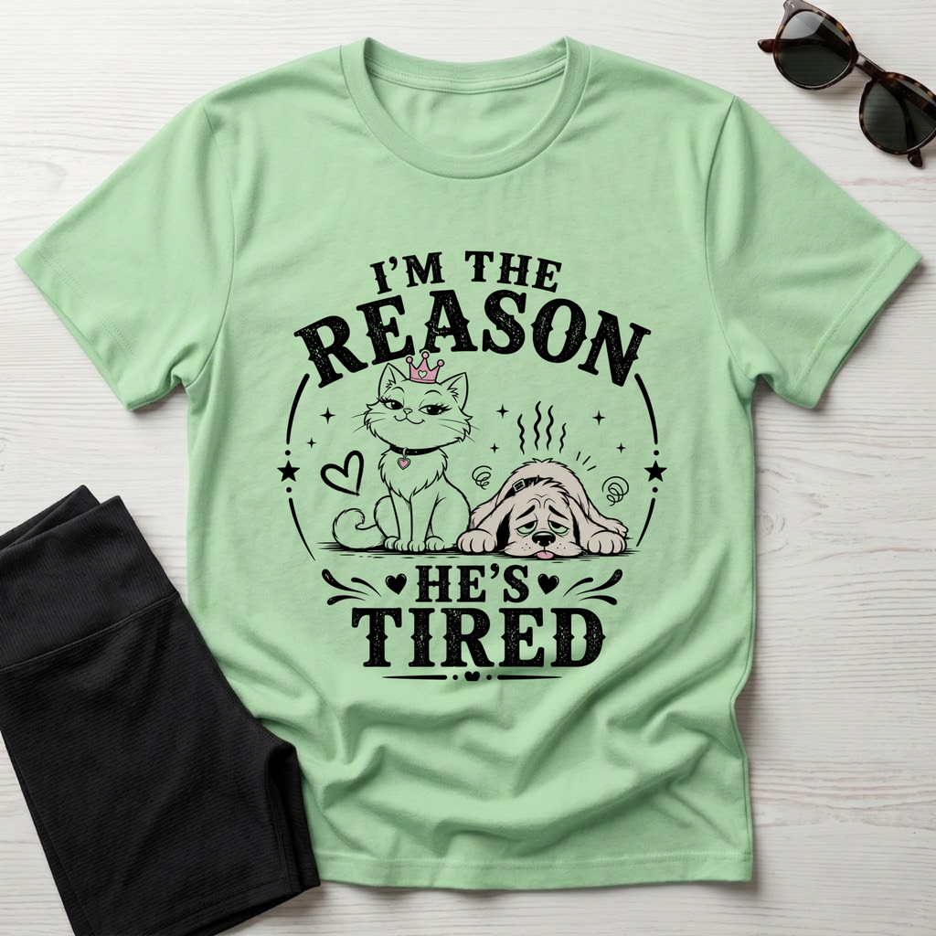 I'm the Reason He's Tired T-Shirt