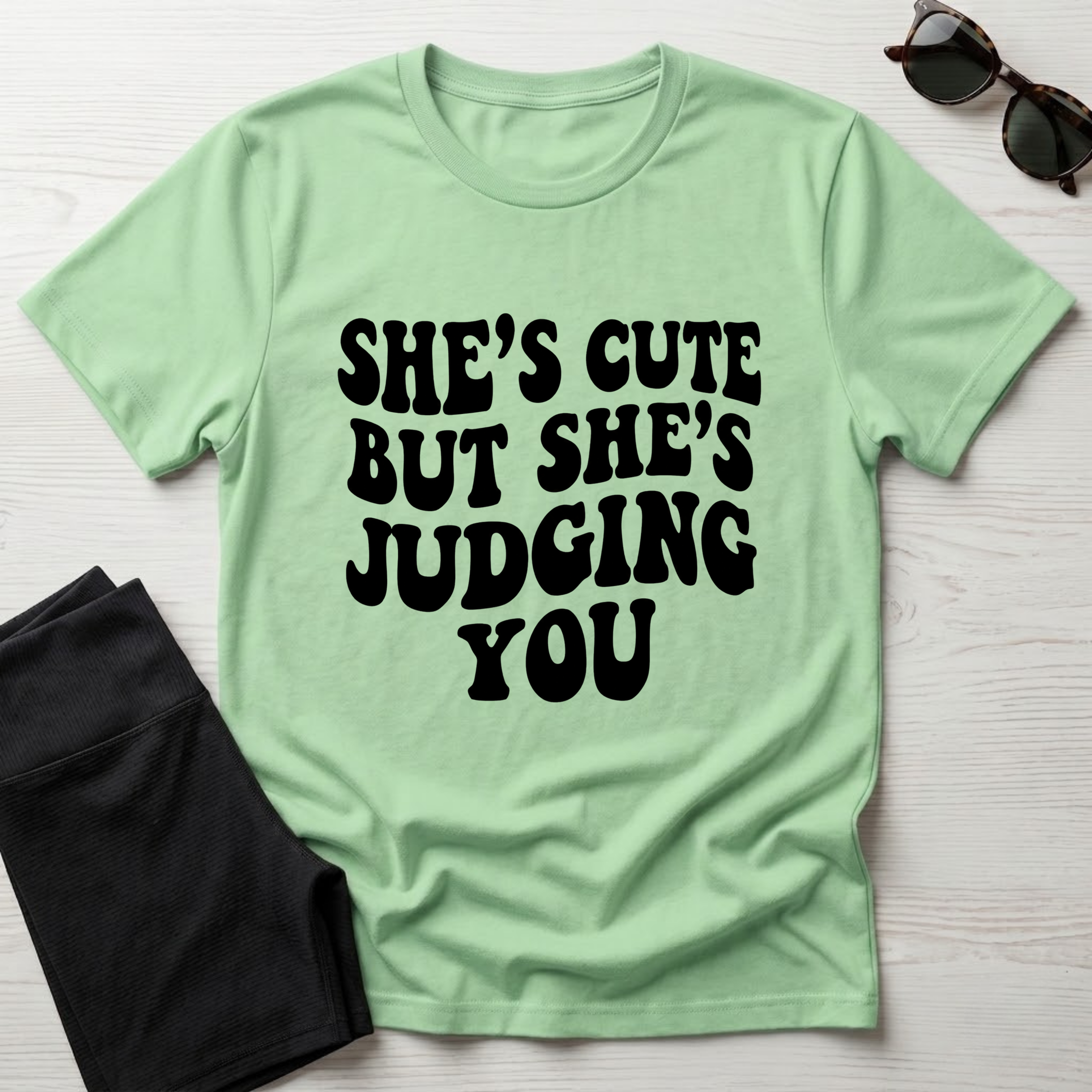She's Cute But She's Judging You T-Shirt