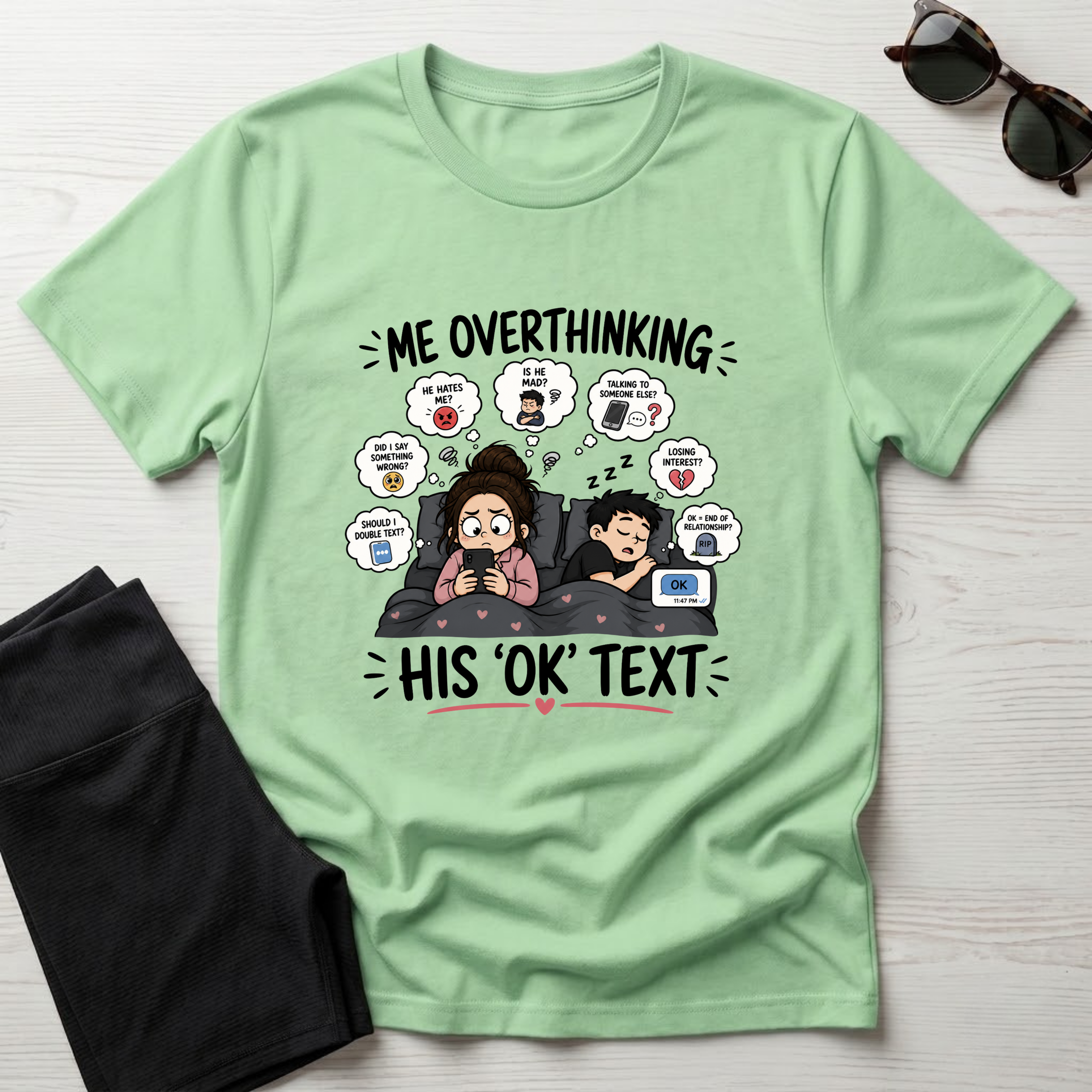 Me Overthinking T-Shirt