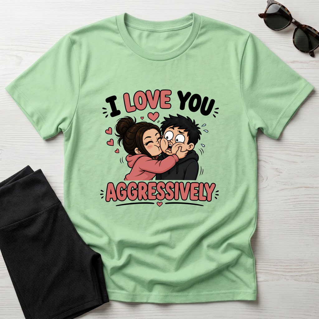 I Love You Aggressively T-Shirt