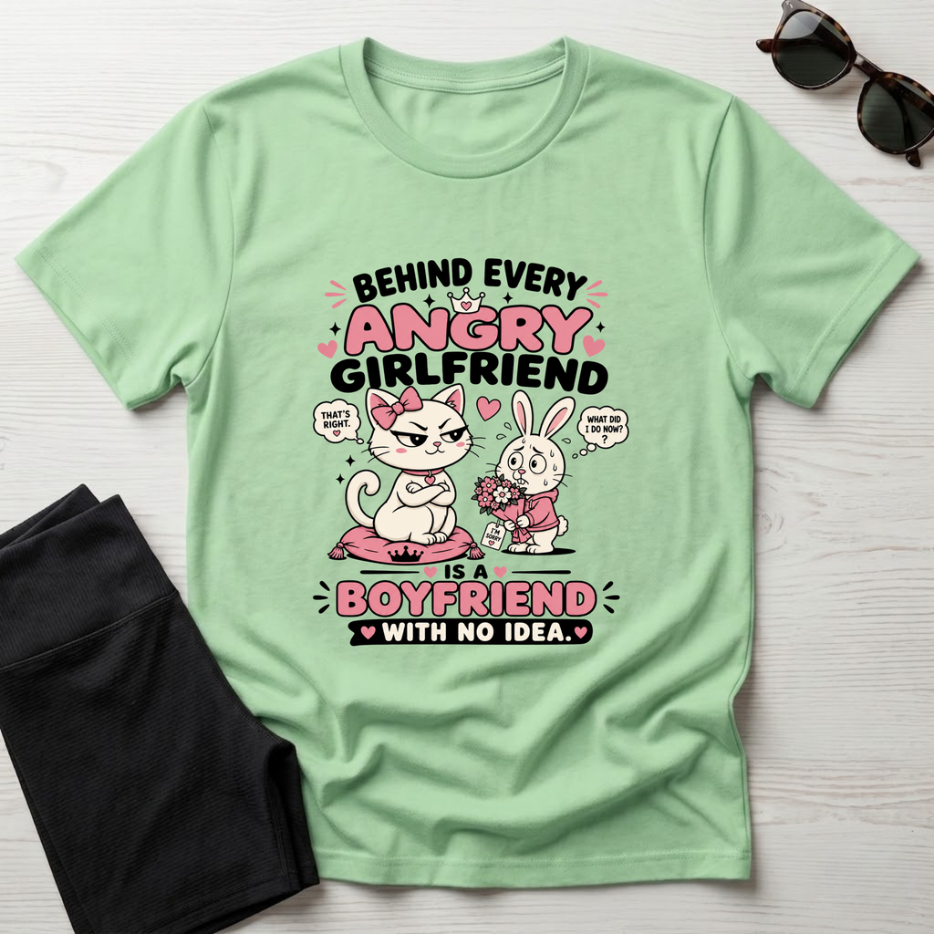 Behind Every Angry Girlfriend T-Shirt