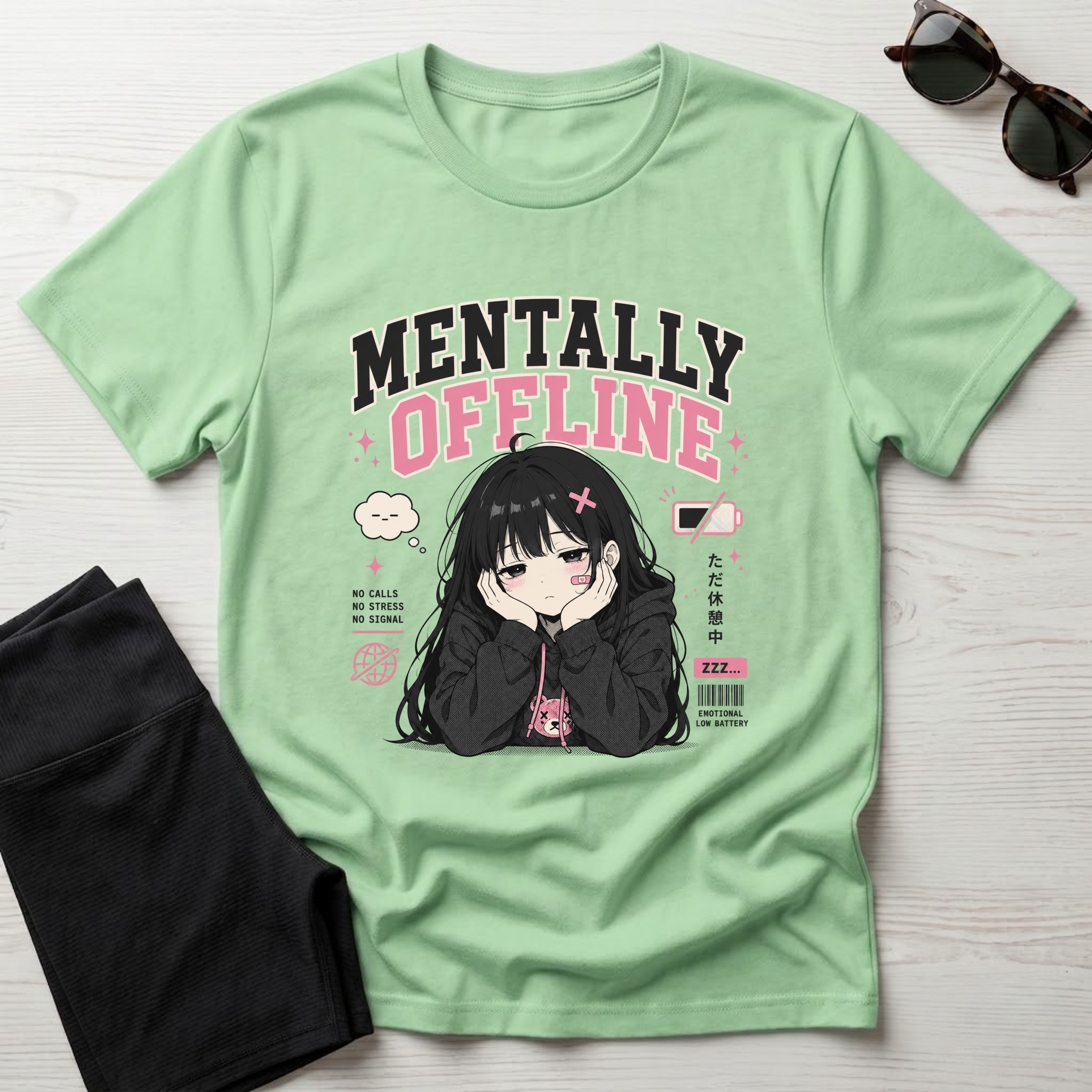 Mentally Offine  T-Shirt