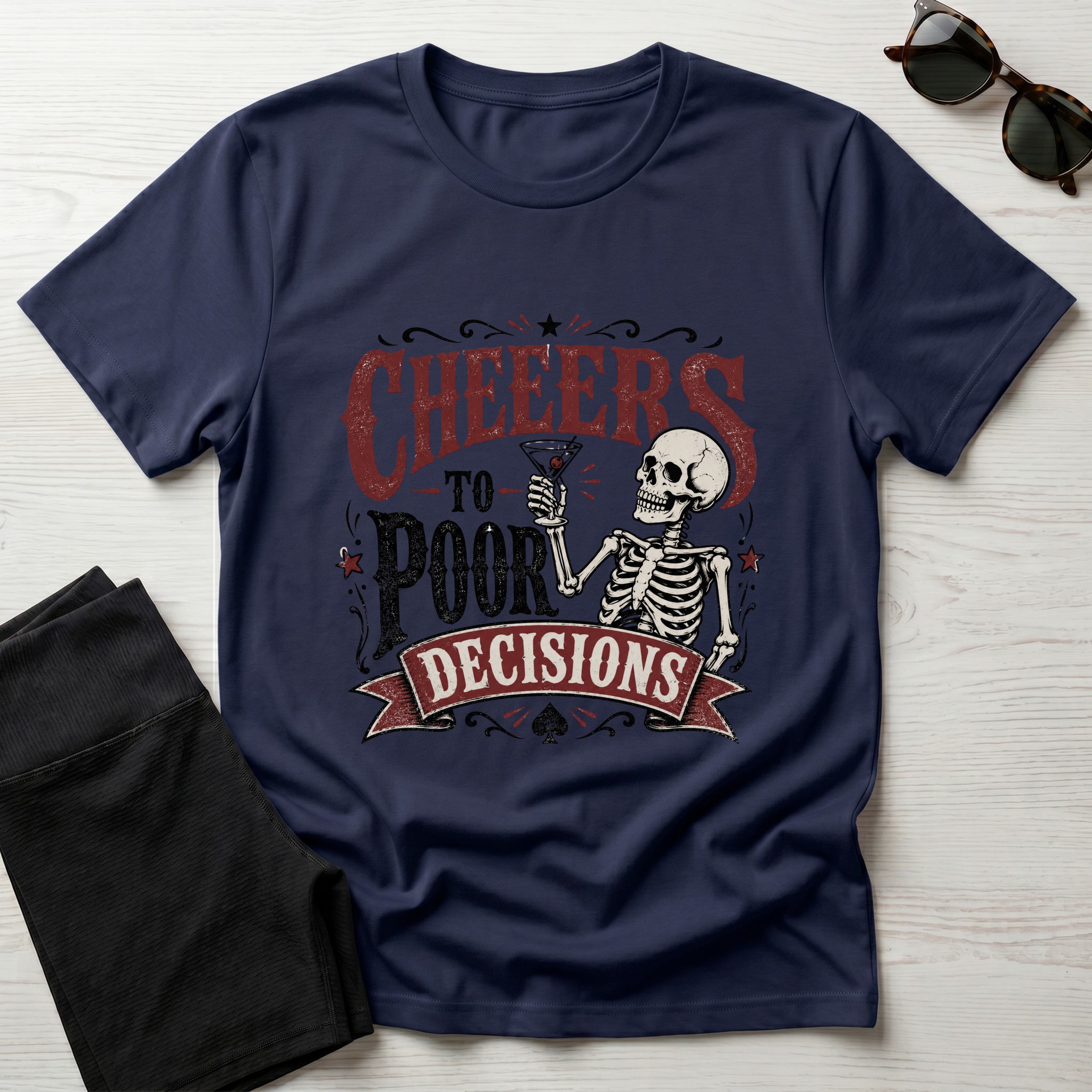 Cheers to Poor Decisions T-Shirt