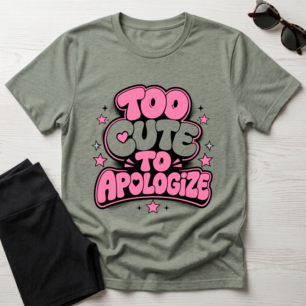 Too Cute To Apologize T-Shirt