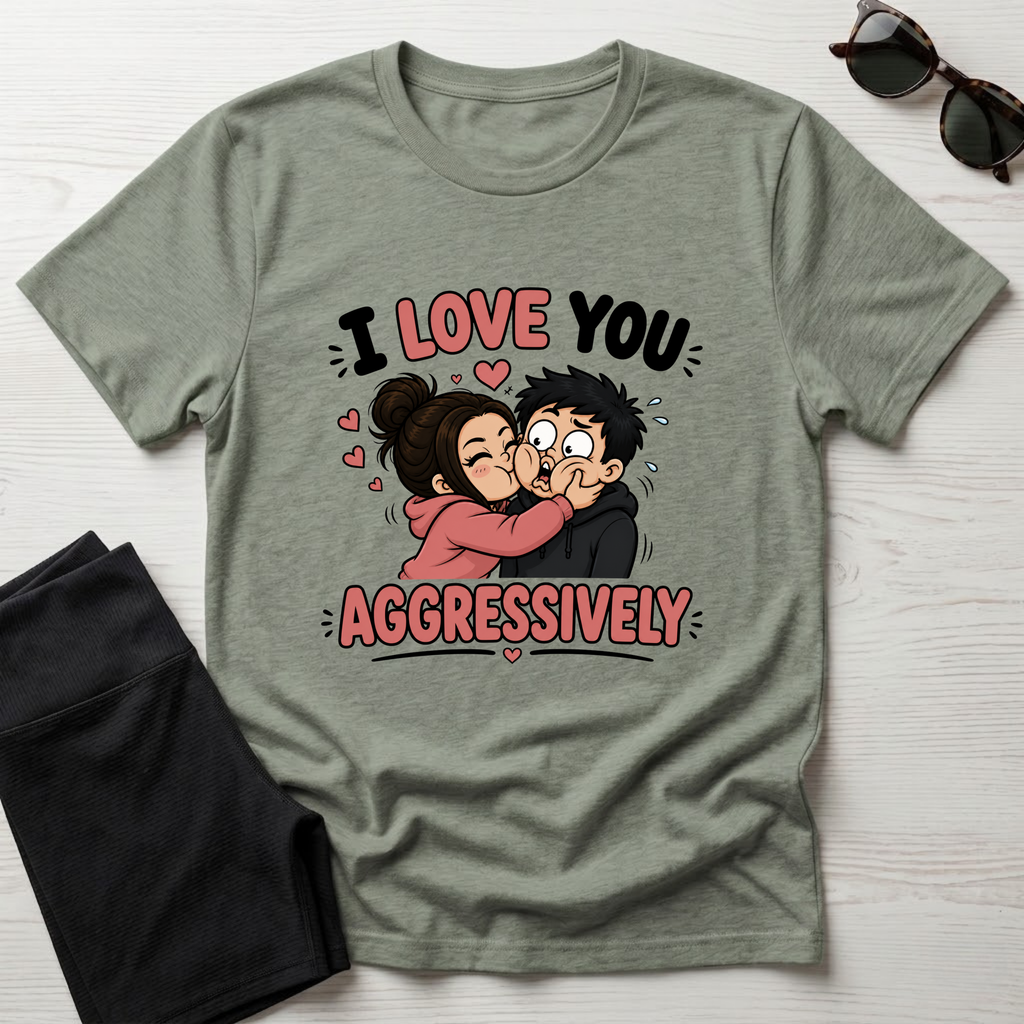 I Love You Aggressively T-Shirt
