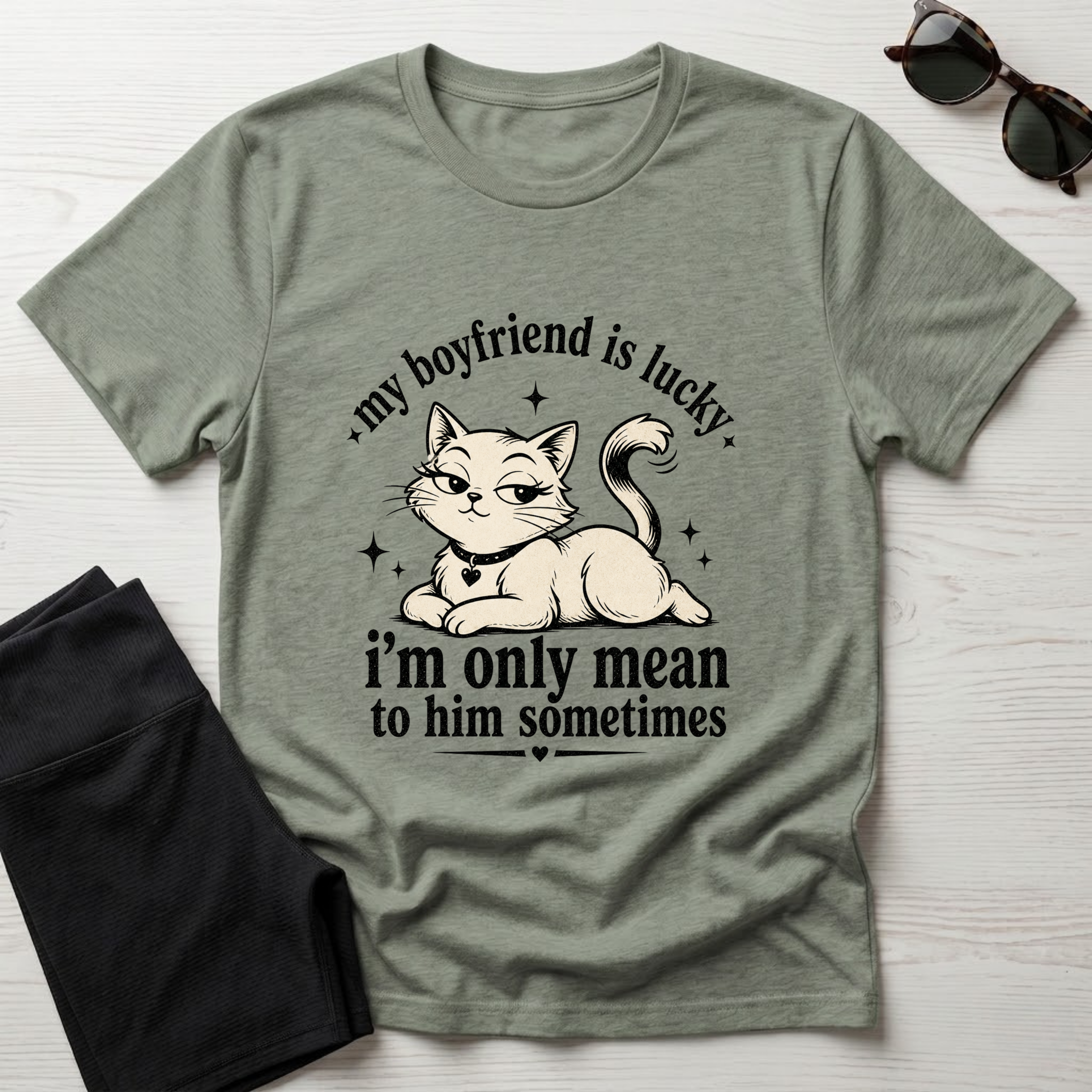 My Boyfriend is Lucky T-Shirt