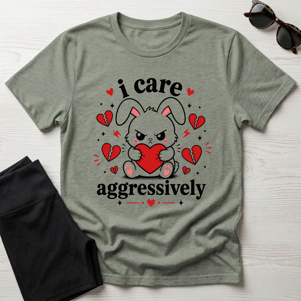 I Care Aggressively T-Shirt