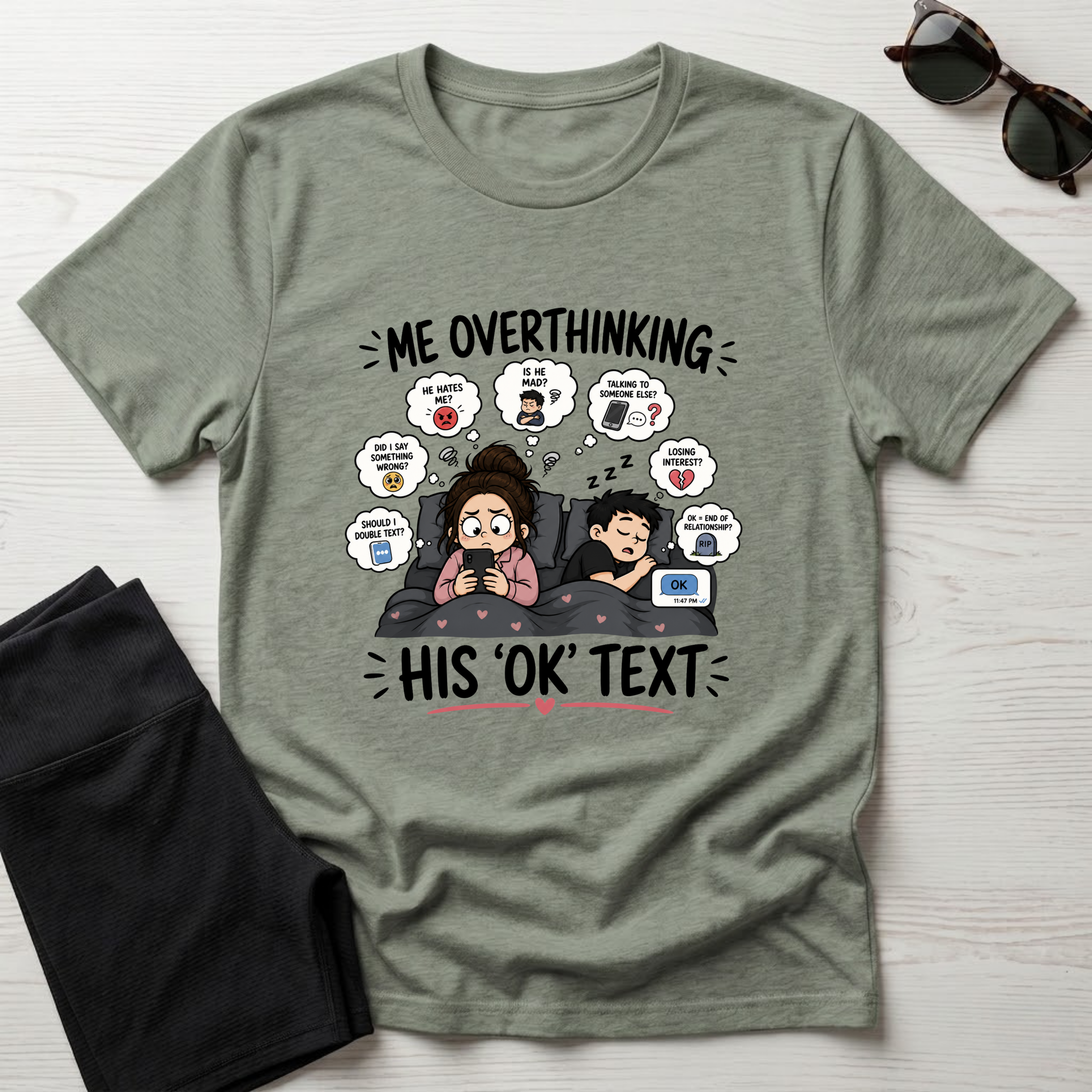 Me Overthinking T-Shirt