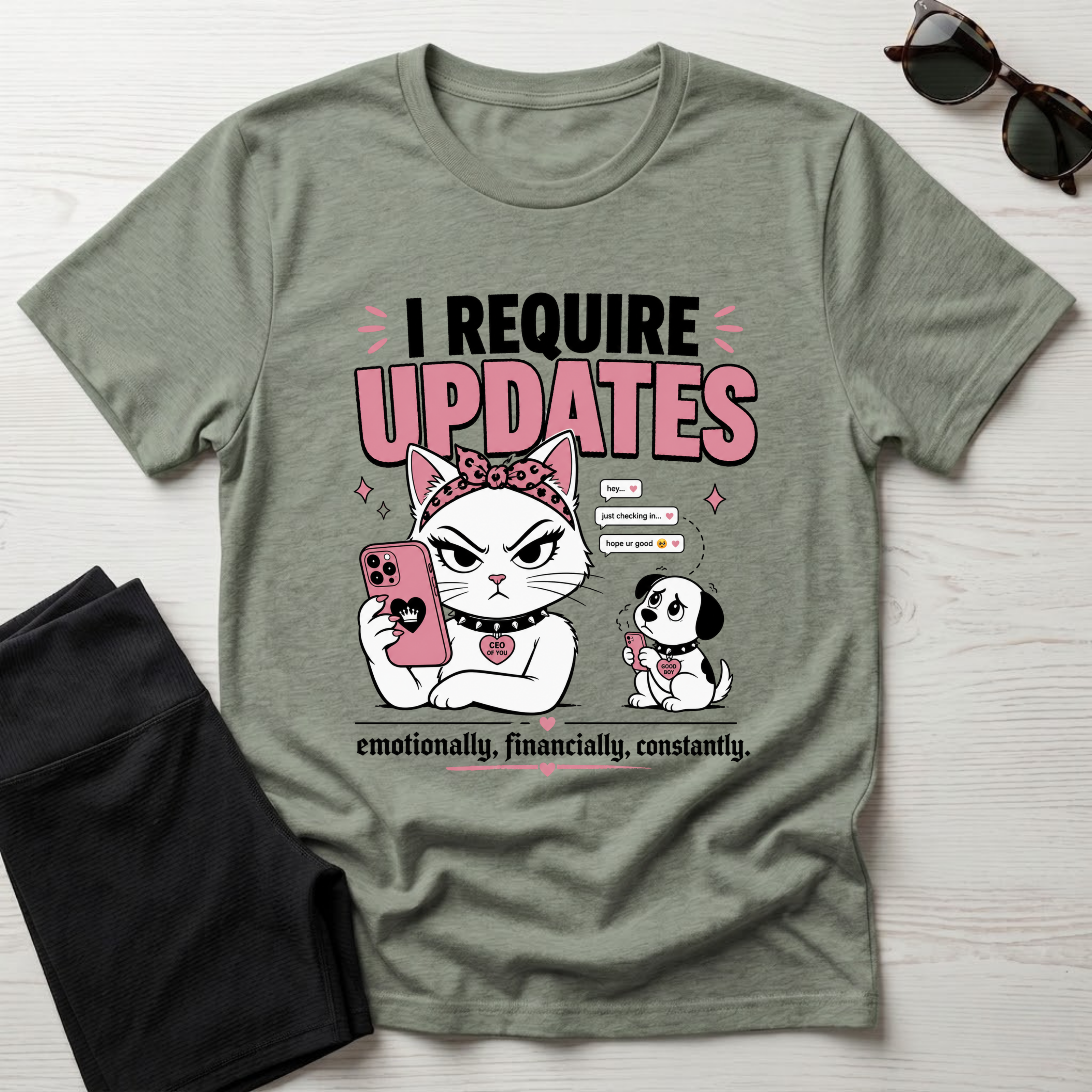 I Require Updates T-Shirt