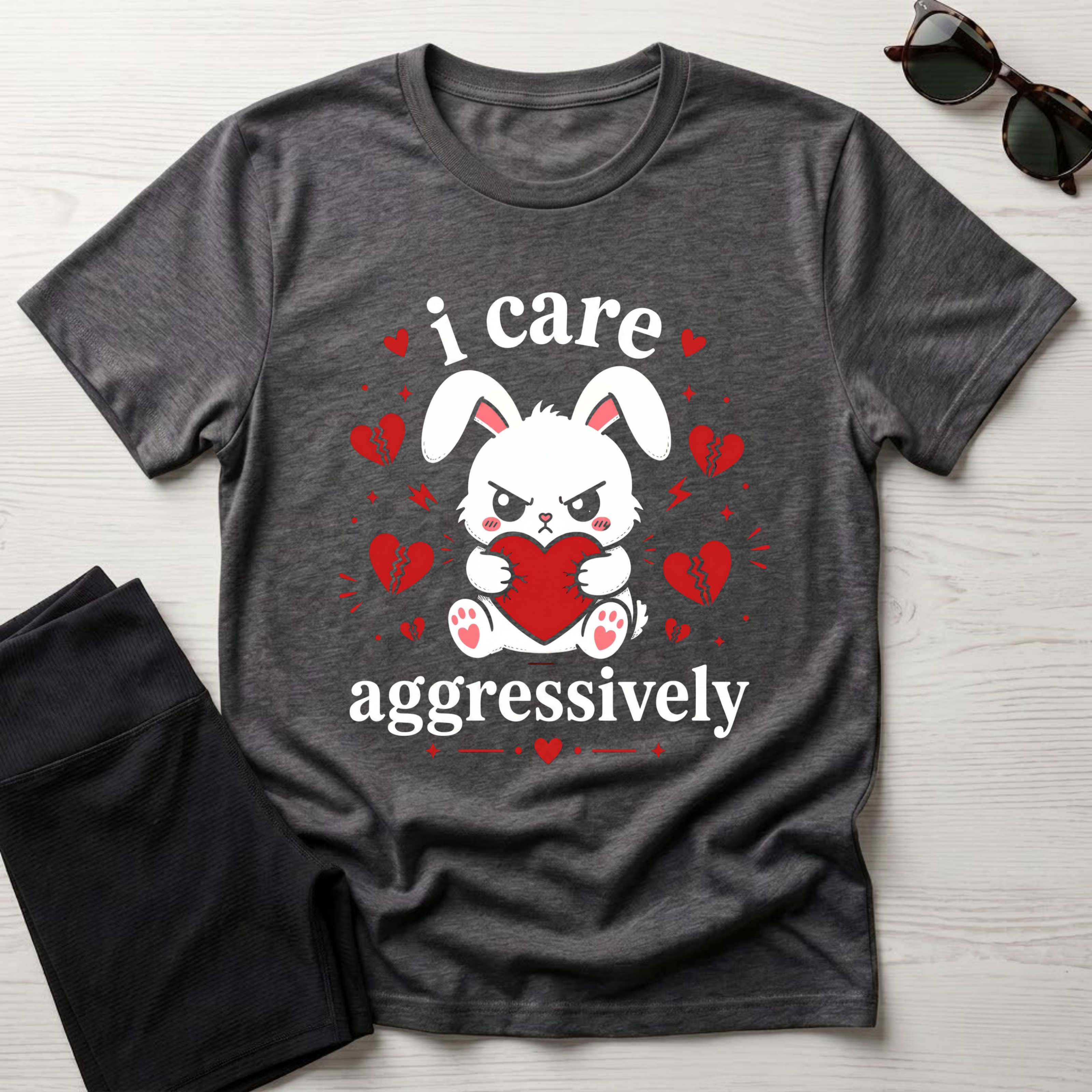 I Care Aggressively T-Shirt