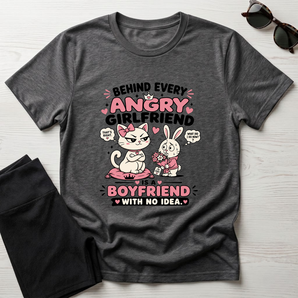 Behind Every Angry Girlfriend T-Shirt