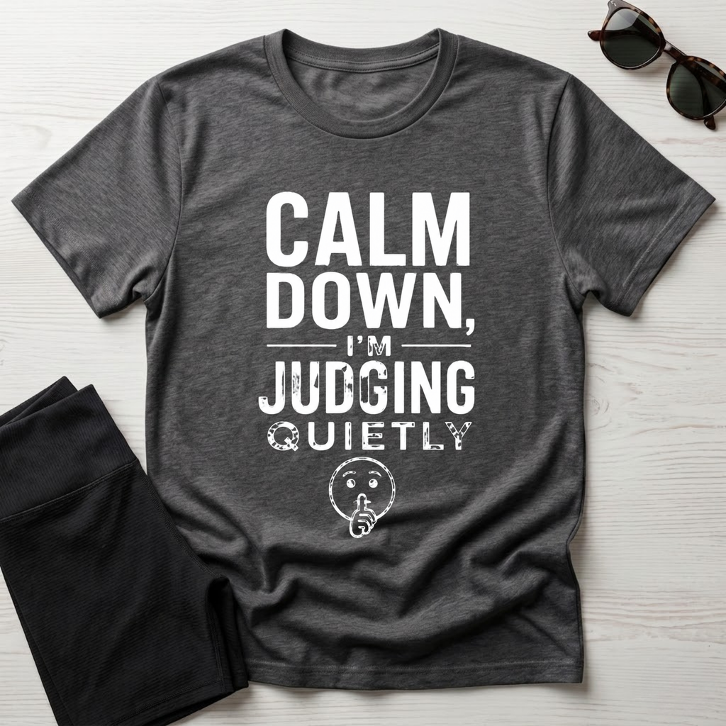 Calm Down, I'm Judging Quietly T-Shirt