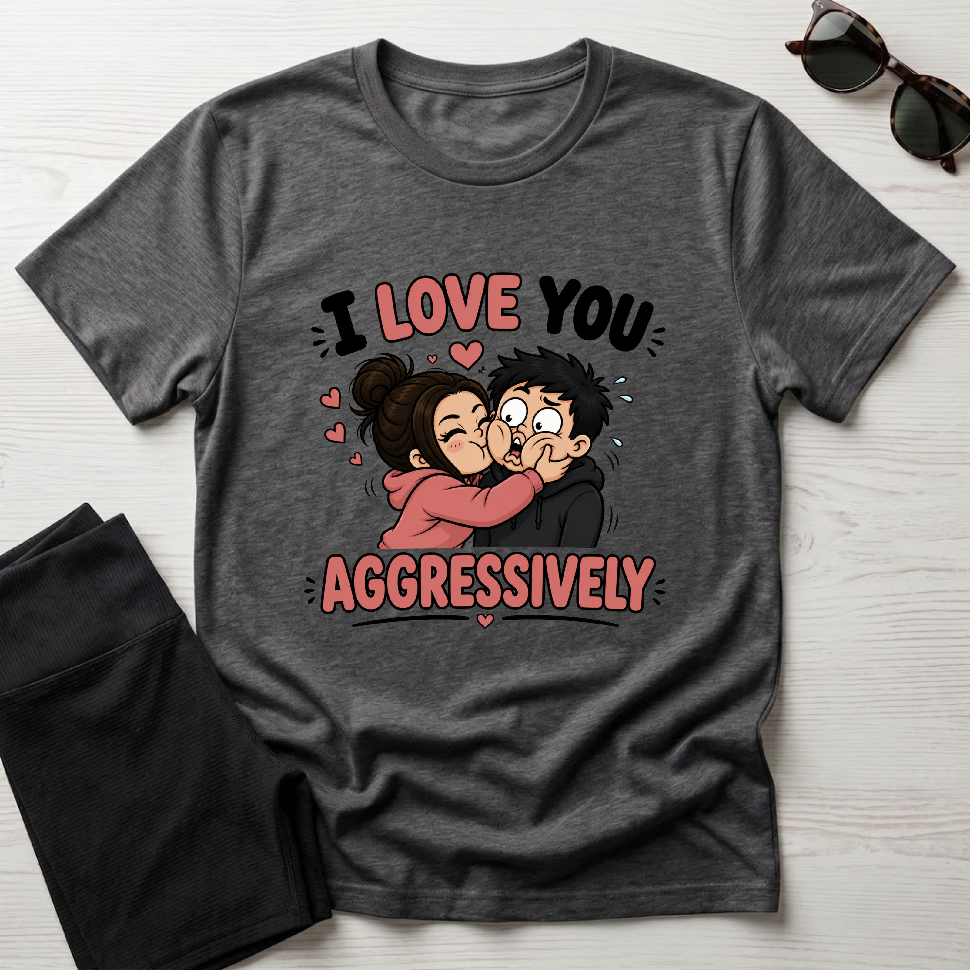 I Love You Aggressively T-Shirt