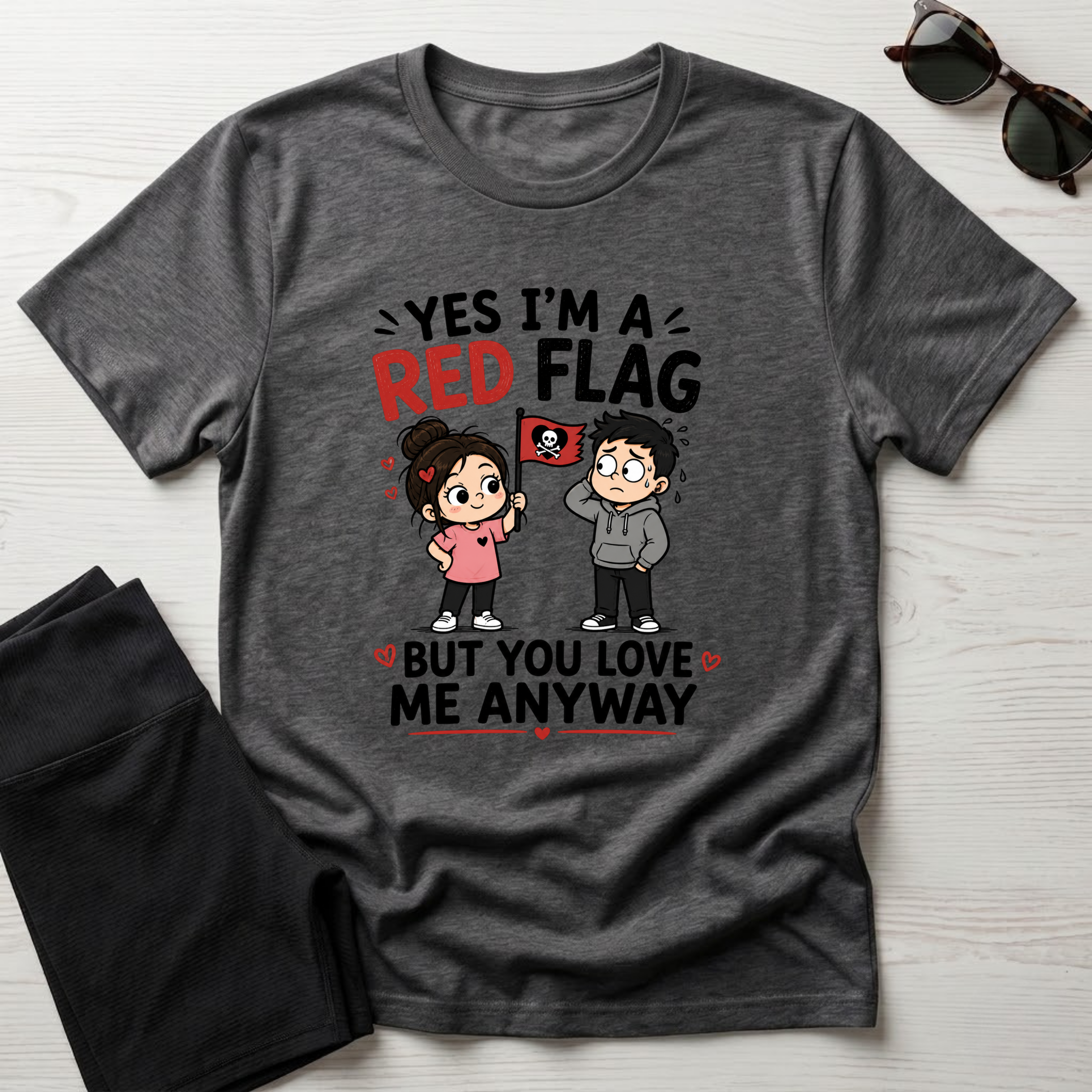 Yes I'm A Red Flag T-Shirt