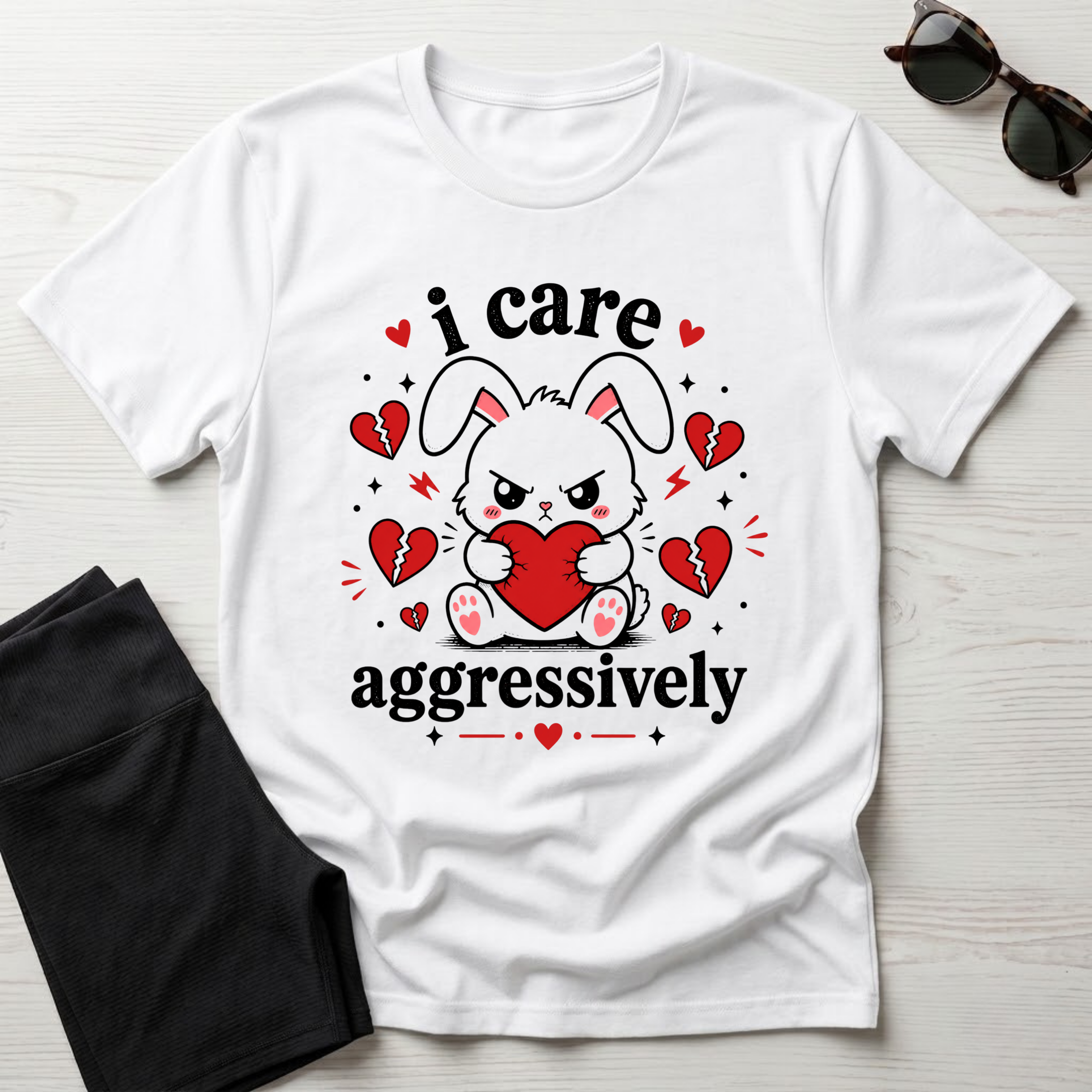 I Care Aggressively T-Shirt