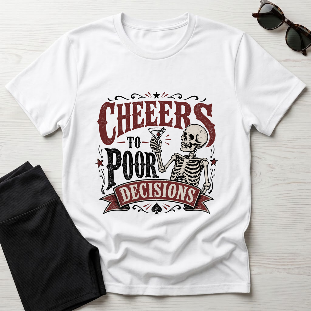 Cheers to Poor Decisions T-Shirt