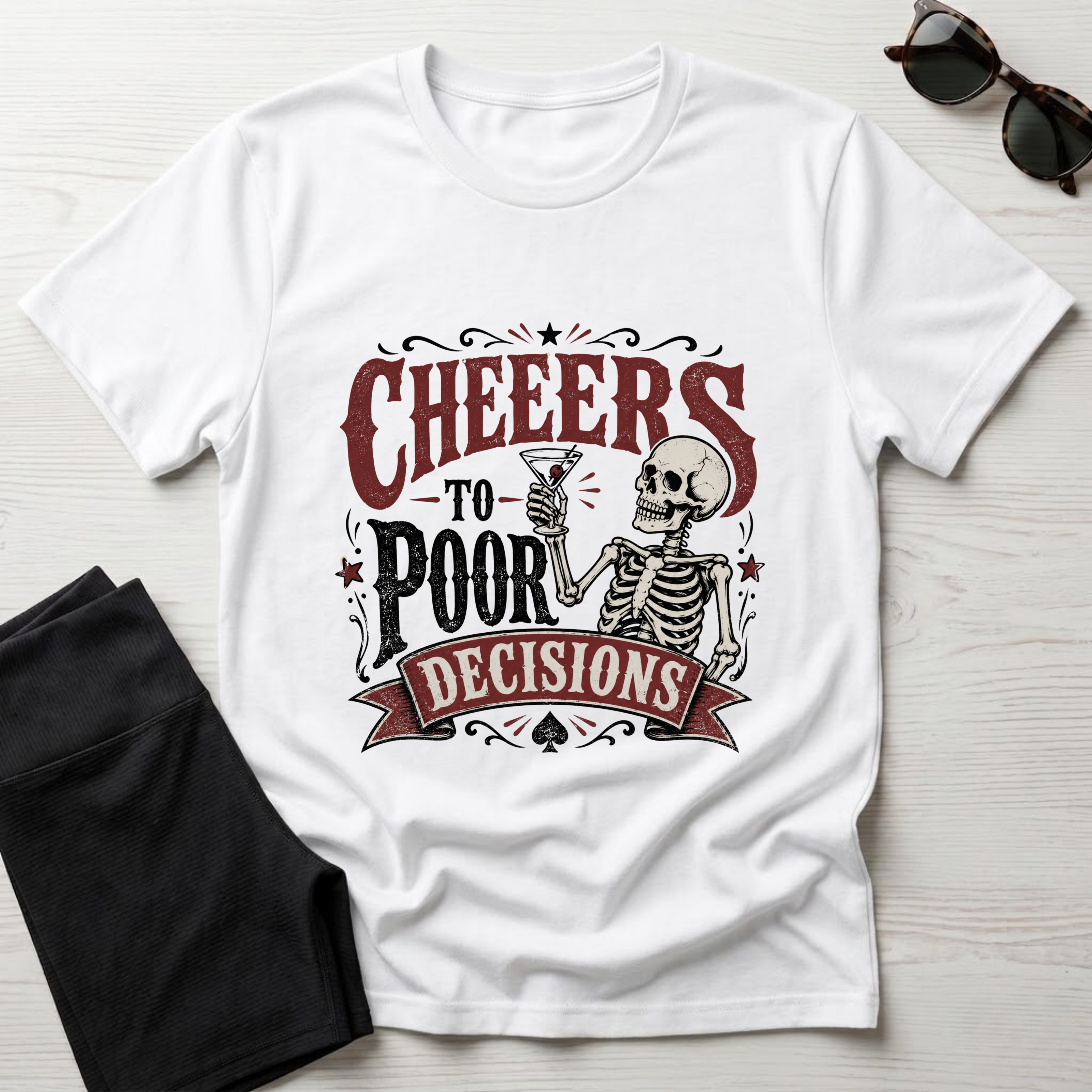 Cheers to Poor Decisions T-Shirt