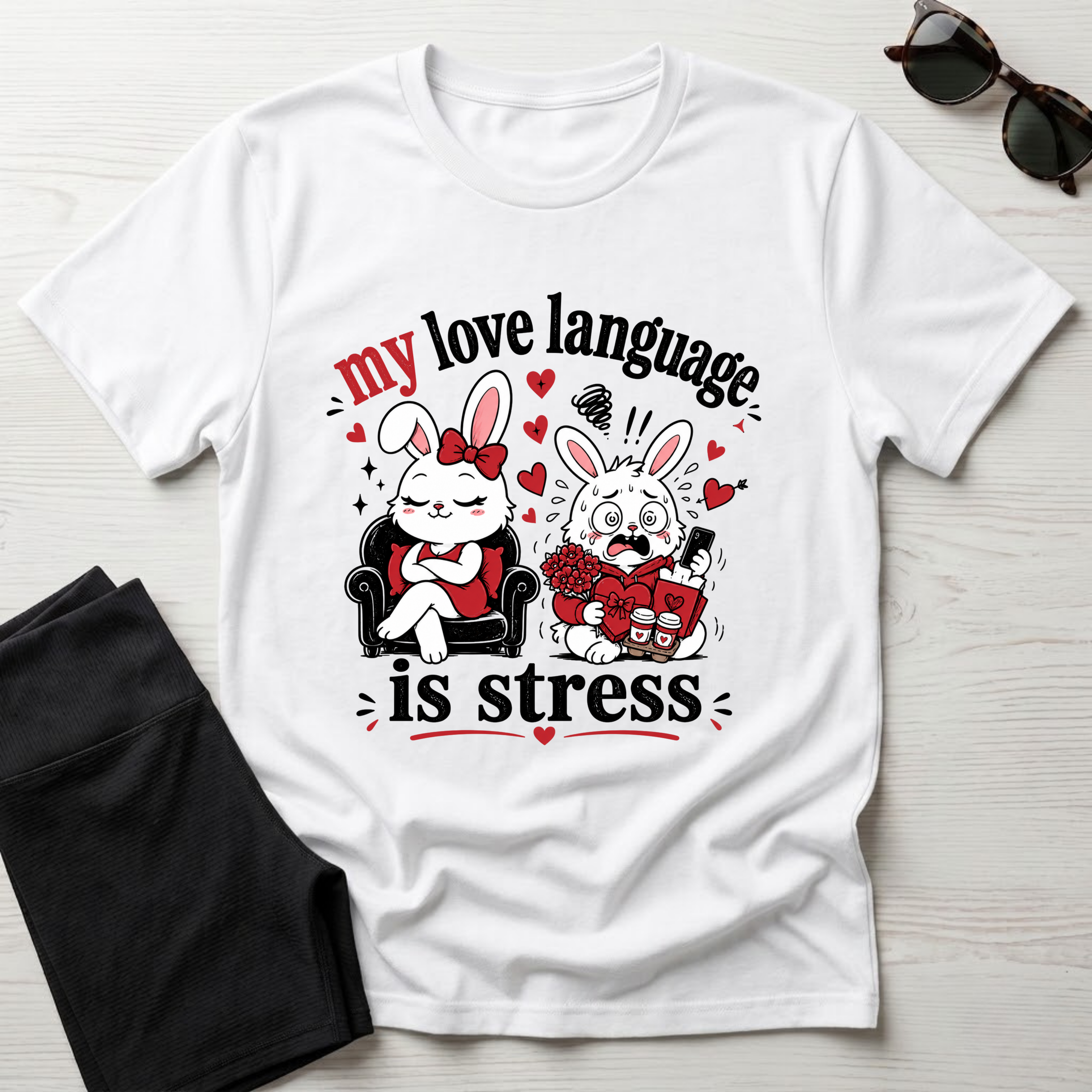 My love language is stress T-Shirt
