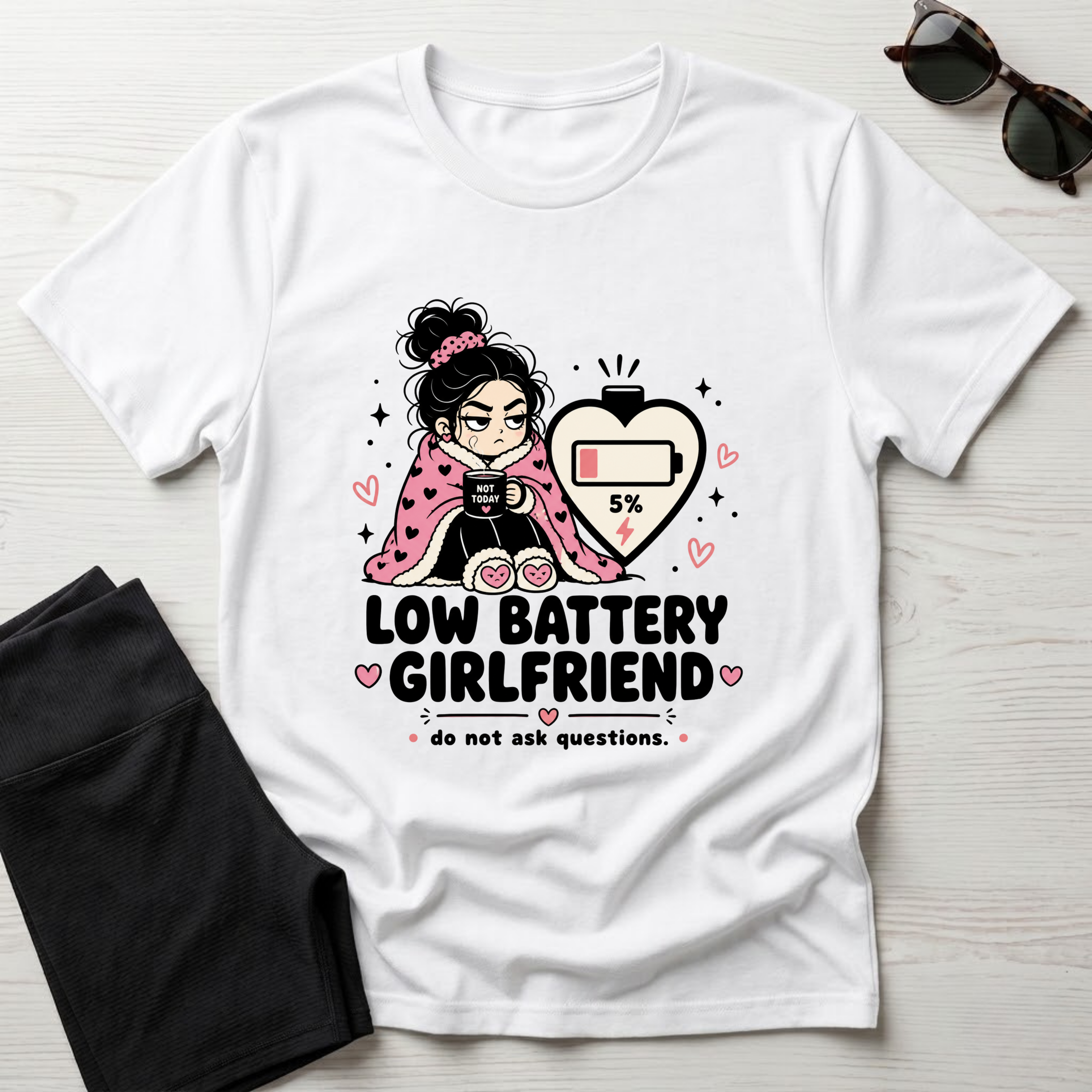 Low Battery Girlfriend T-Shirt