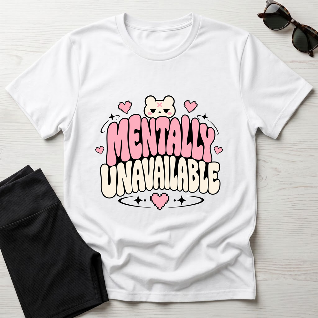 Mentally Unavailable  T-Shirt