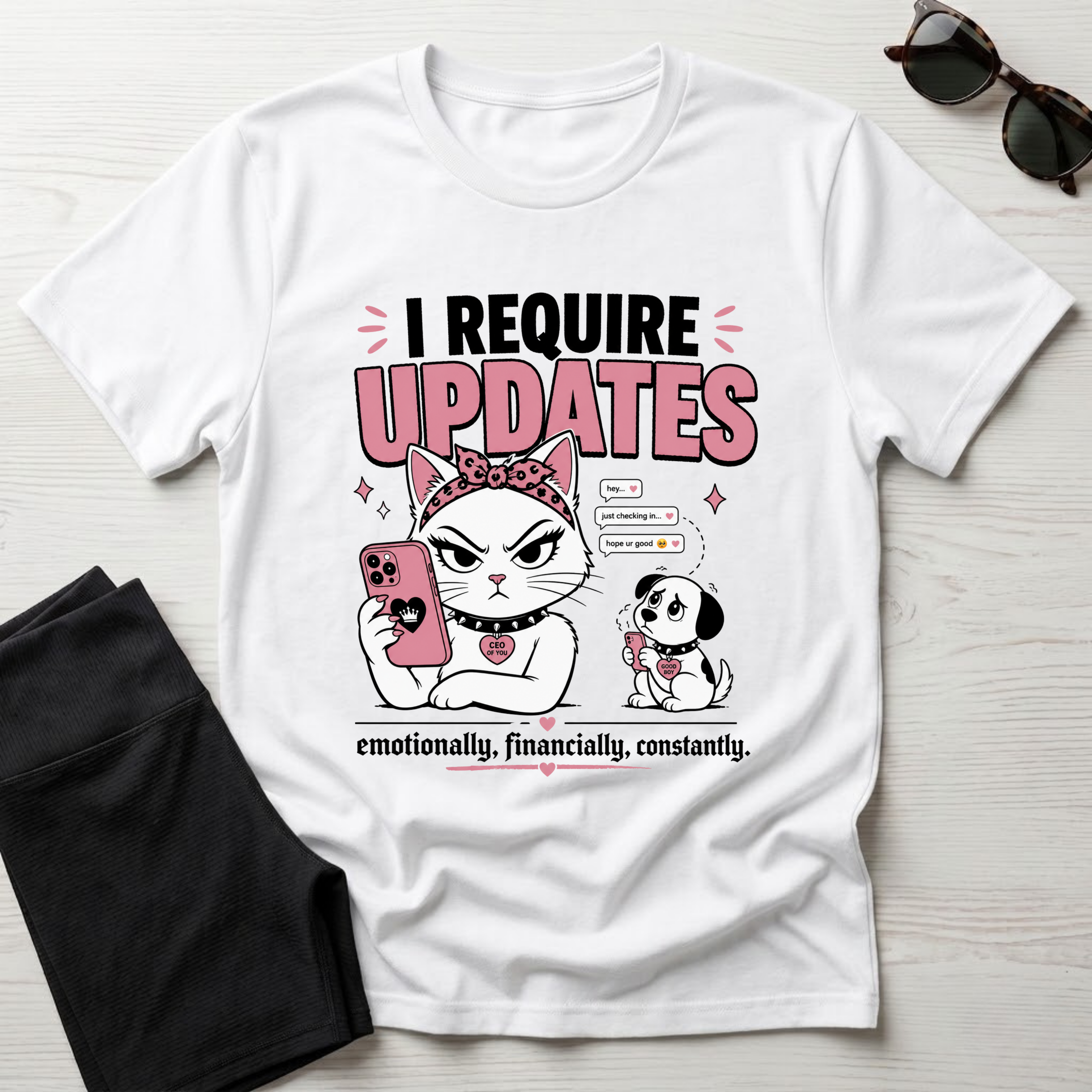 I Require Updates T-Shirt