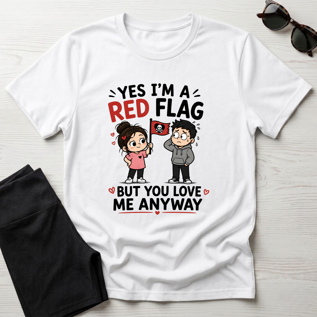 Yes I'm A Red Flag T-Shirt