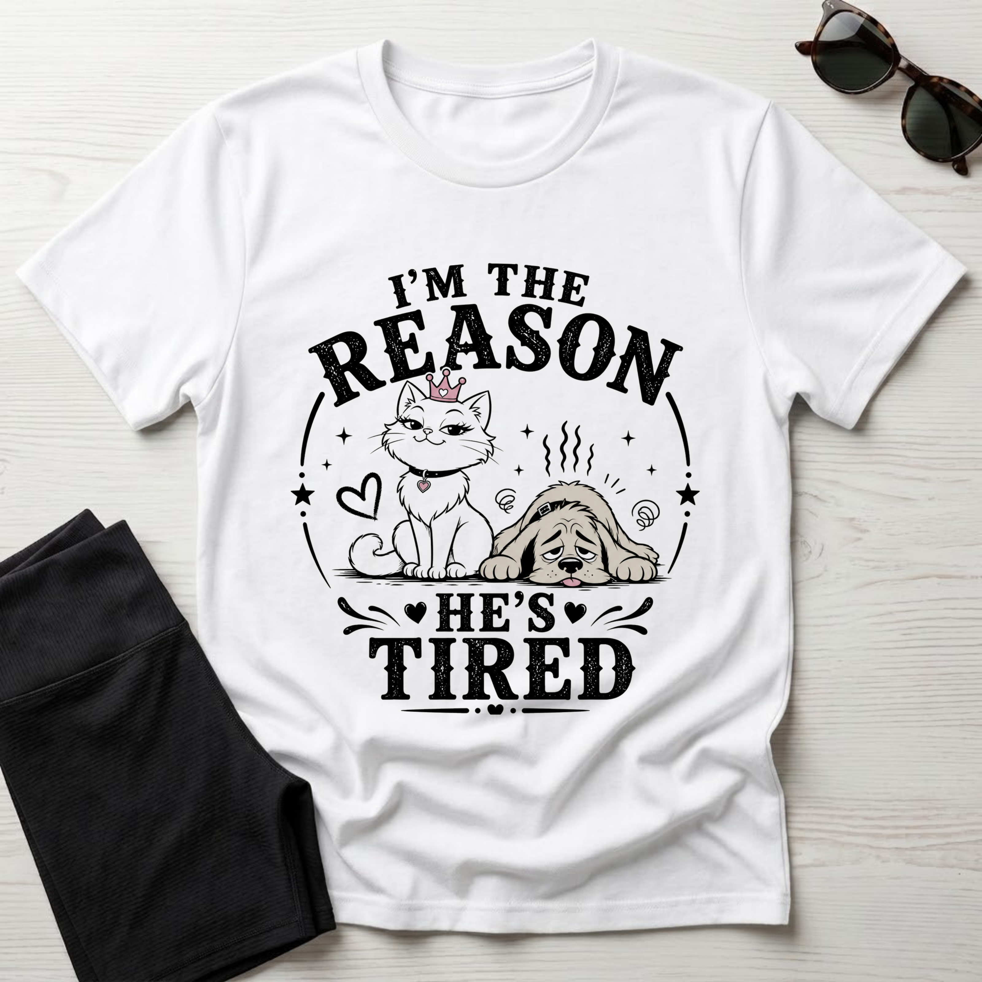 I'm the Reason He's Tired T-Shirt