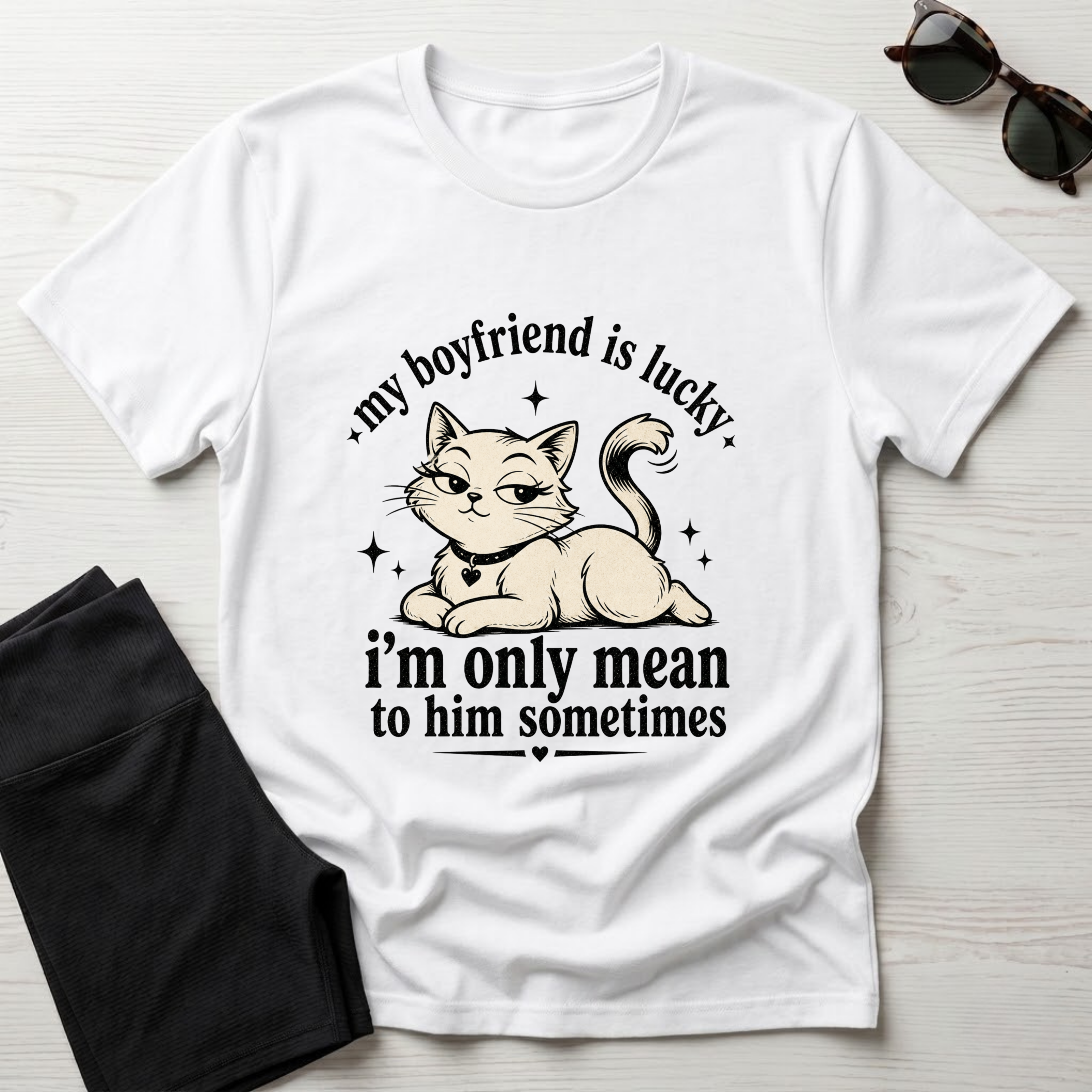 My Boyfriend is Lucky T-Shirt