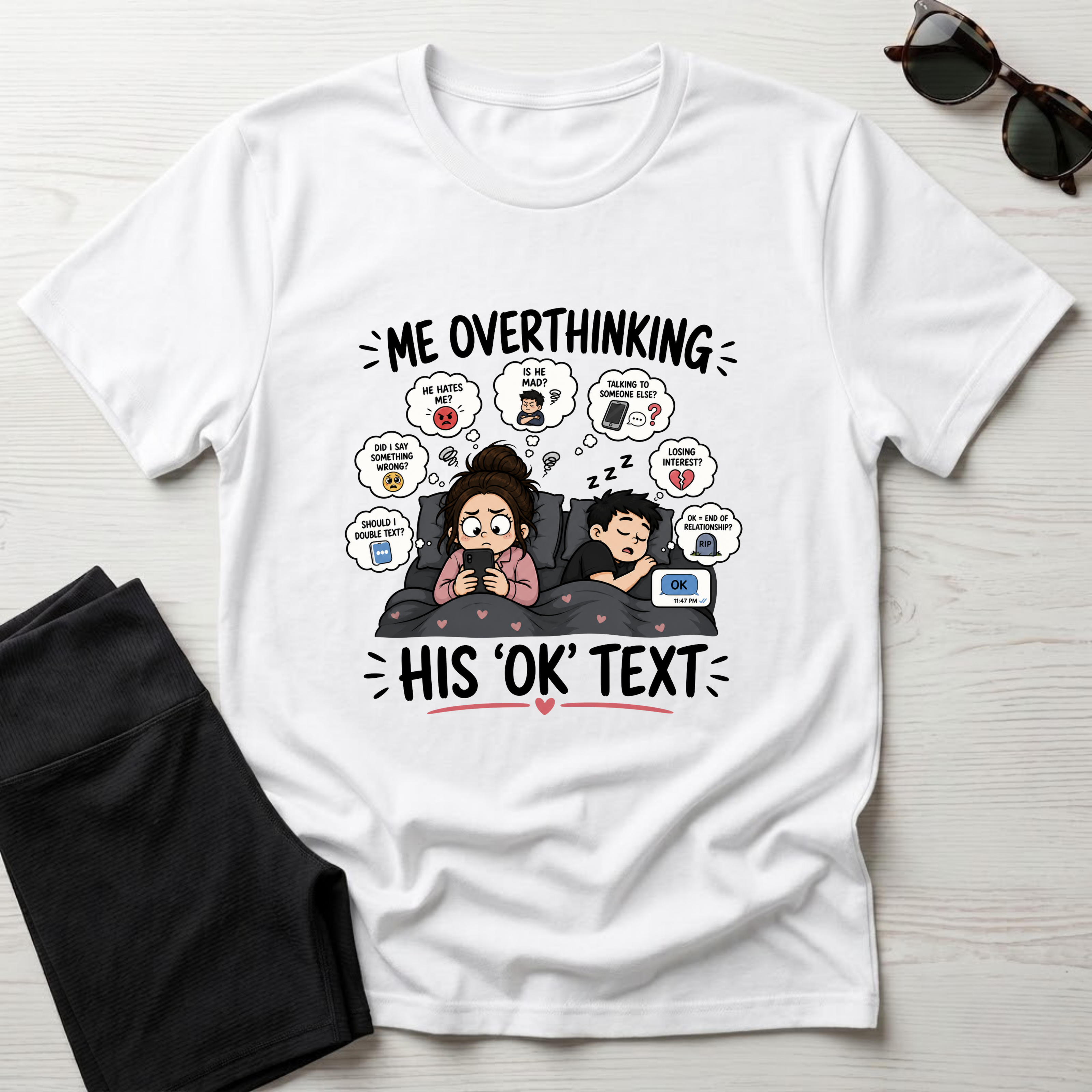 Me Overthinking T-Shirt