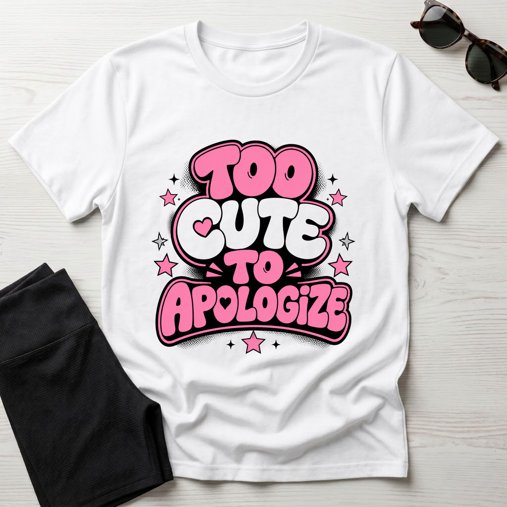Too Cute To Apologize T-Shirt