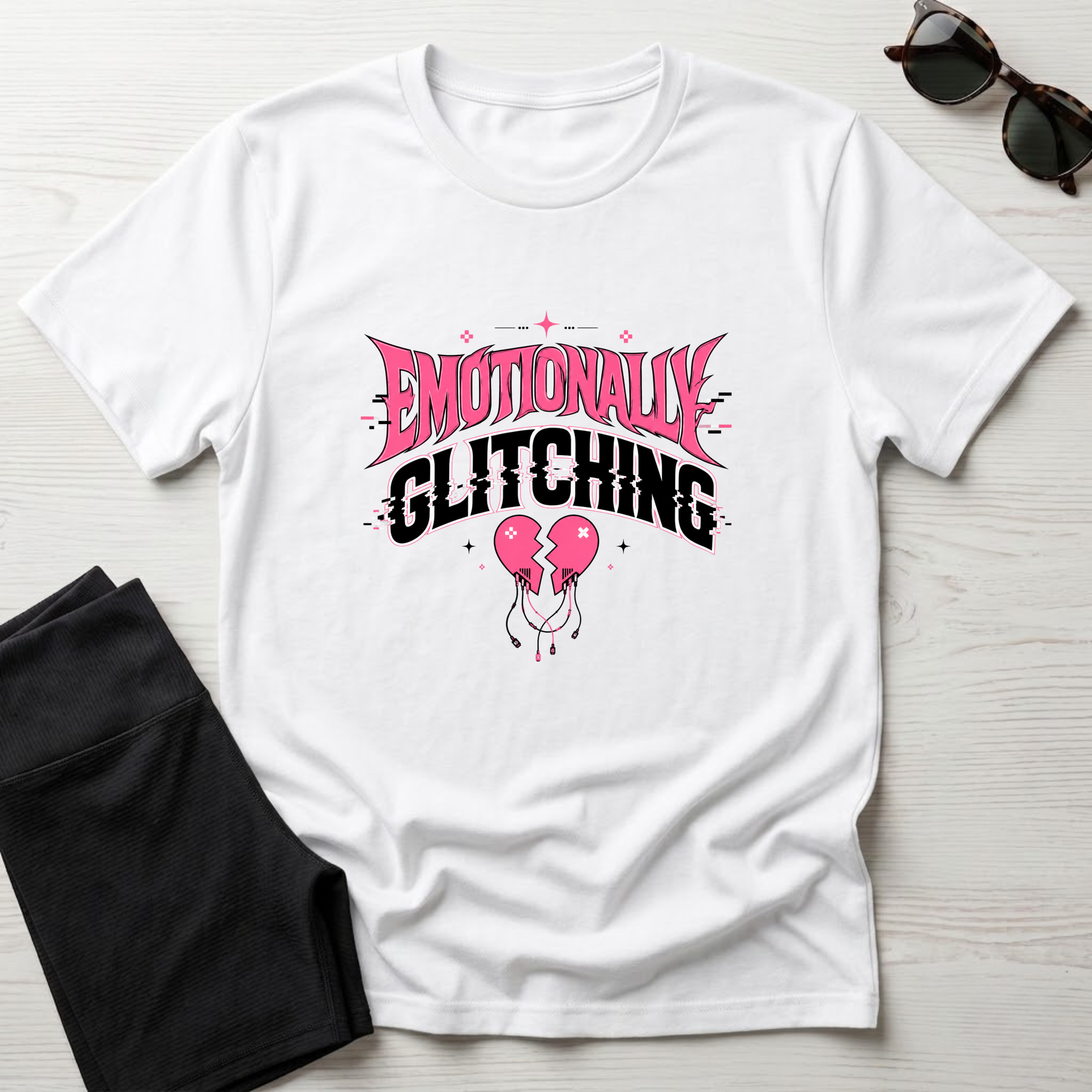 Emotionally Glitching T-Shirt