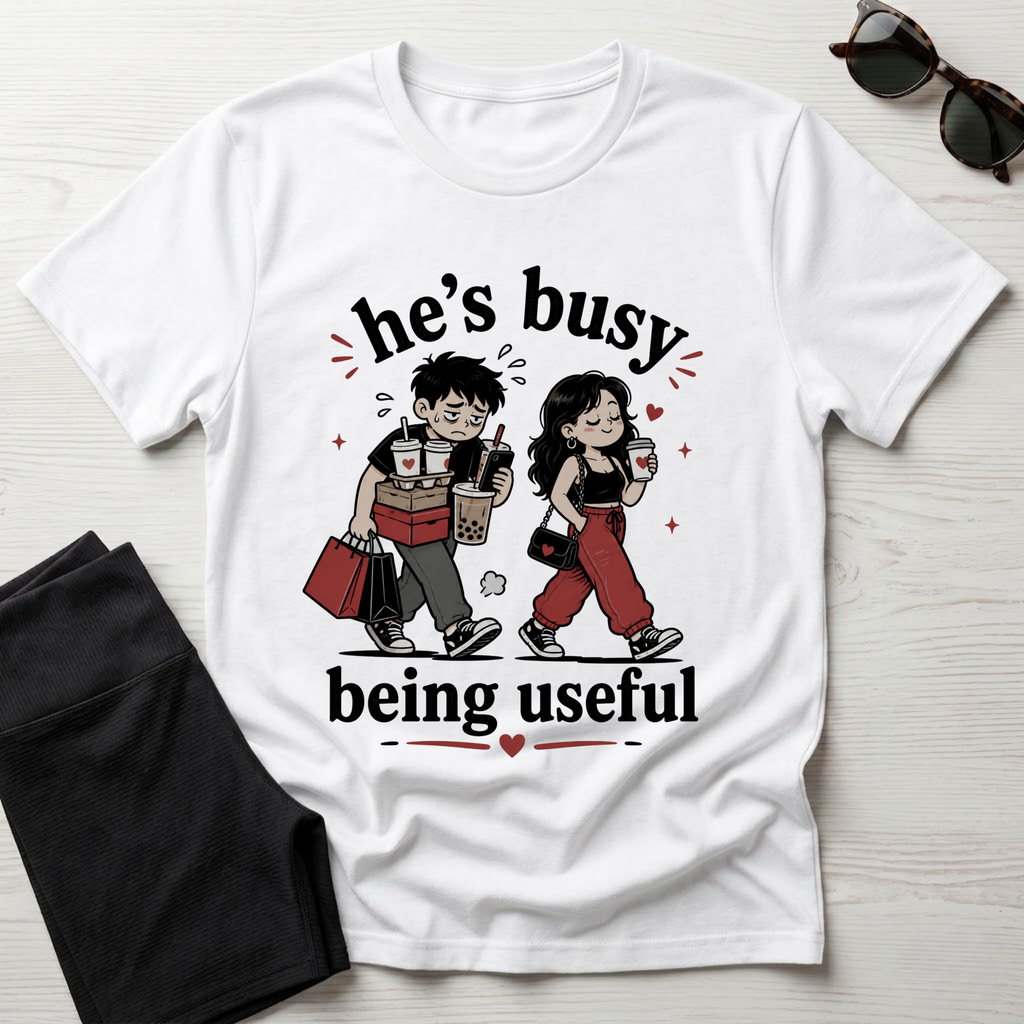 He's busy being useful T-Shirt
